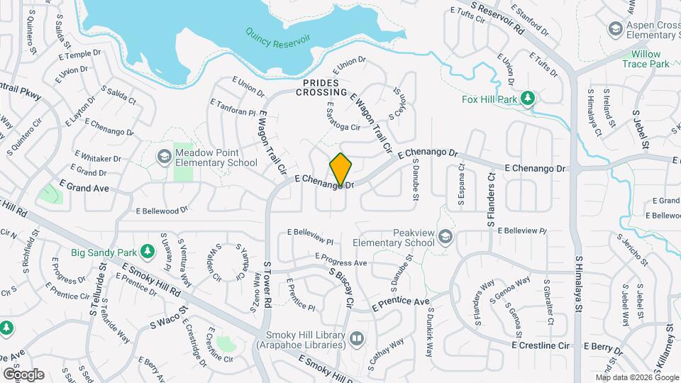 18899 E Whitaker Cir Map and Location Details