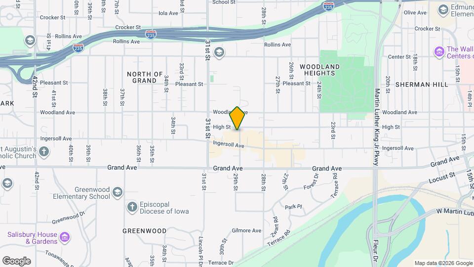 560 29th St, Unit Duplex Map and Location Details