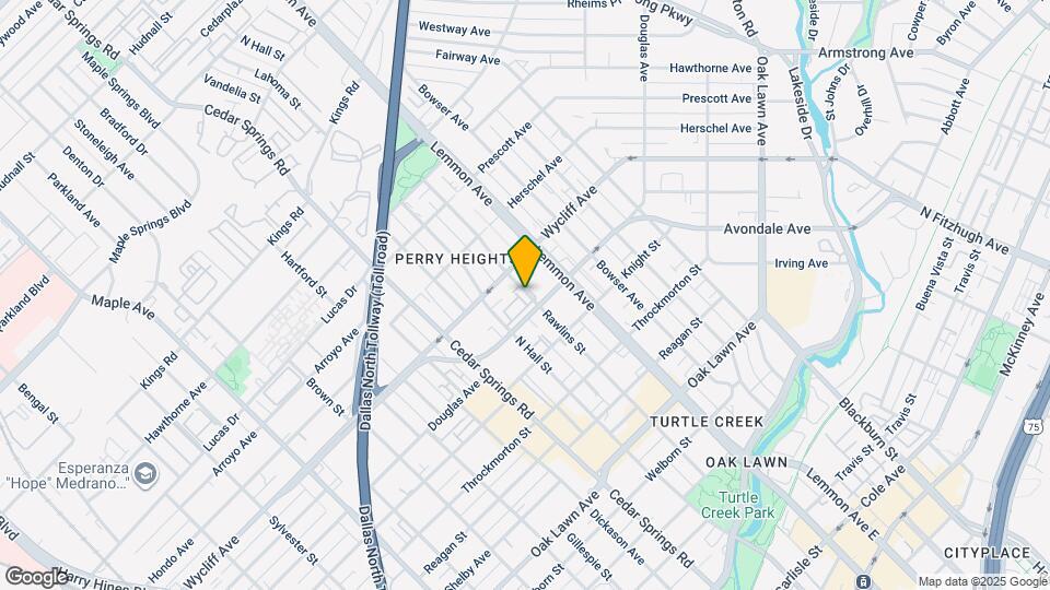 4239 Rawlins St Map and Location Details