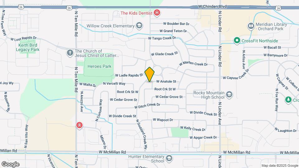 5535 N Lolo Pass Ave Map and Location Details