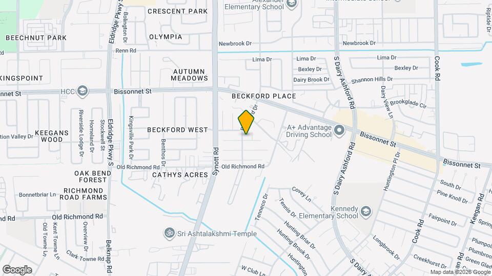 9415 Beckford Dr Map and Location Details