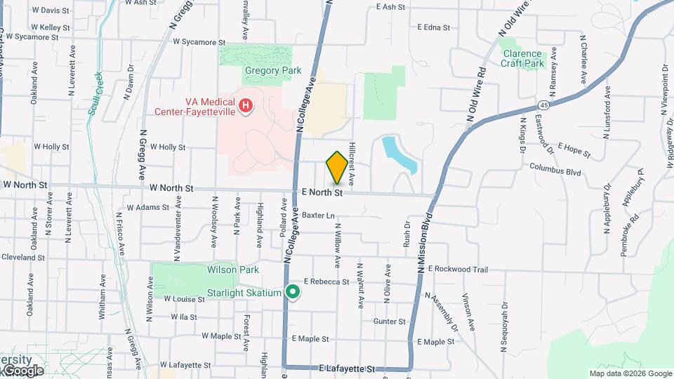 1110 Waneetah Ave Map and Location Details