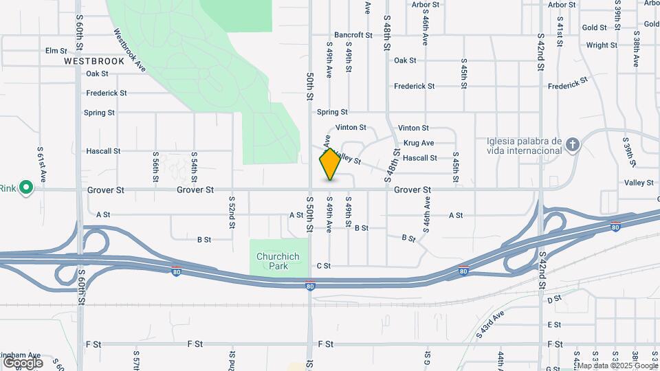 4934 Grover St Mapa y Detalles de la Ubicación