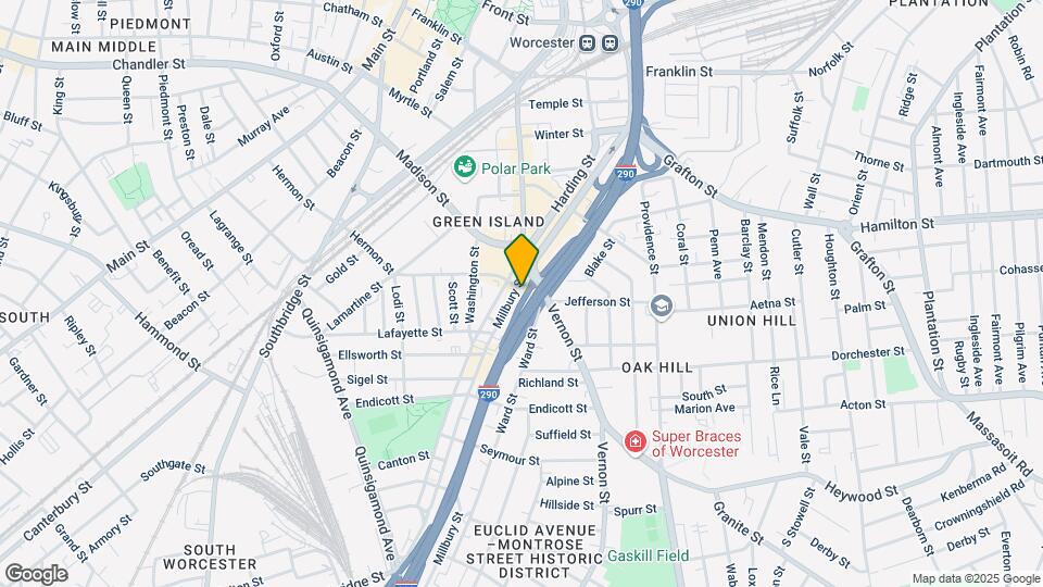 29 Millbury St Map and Location Details