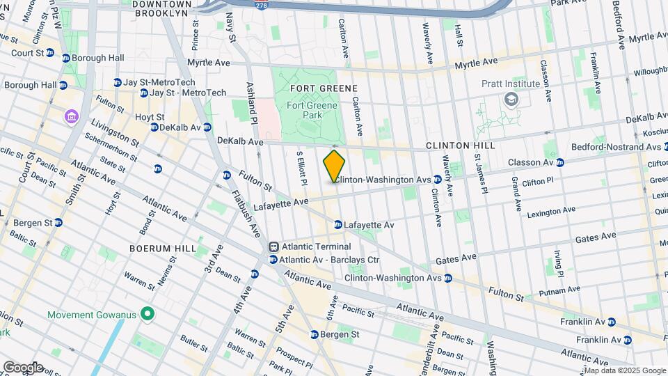 64 S Oxford St Map and Location Details