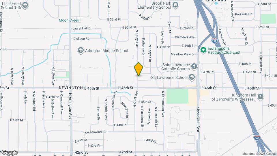 6602 E 47th St Map and Location Details