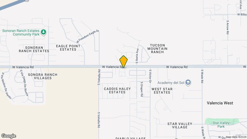 6524 S Calle Diablo Dr Map and Location Details