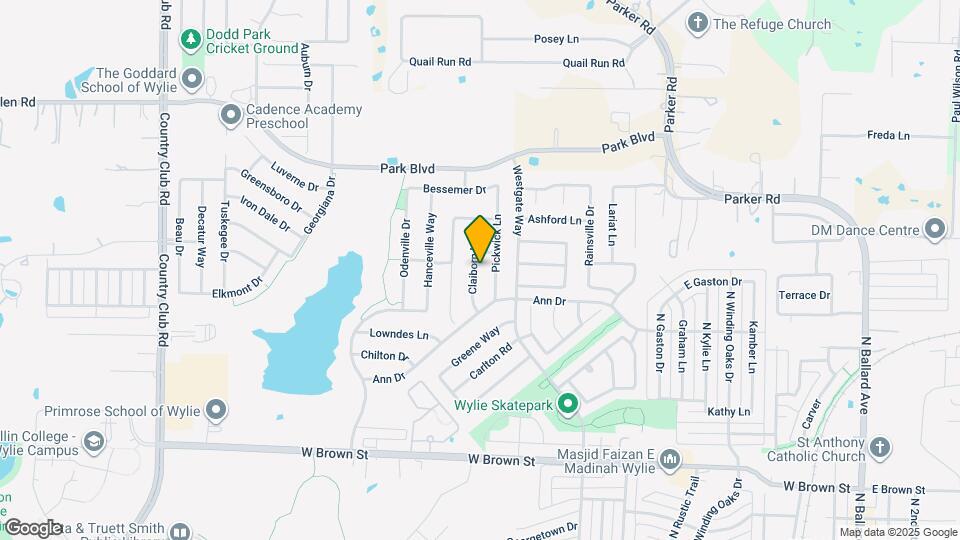 612 Claiborn Ln Map and Location Details
