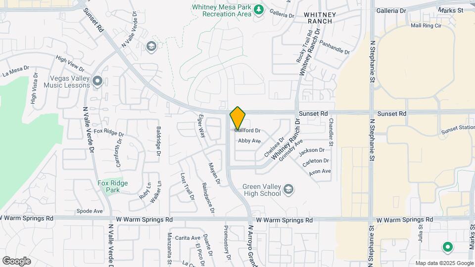 1627 Guilford Dr Map and Location Details