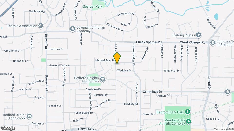 3601 Medford Ct Map and Location Details