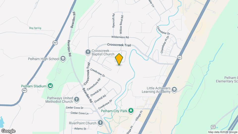 583 Cahaba Manor Dr Map and Location Details