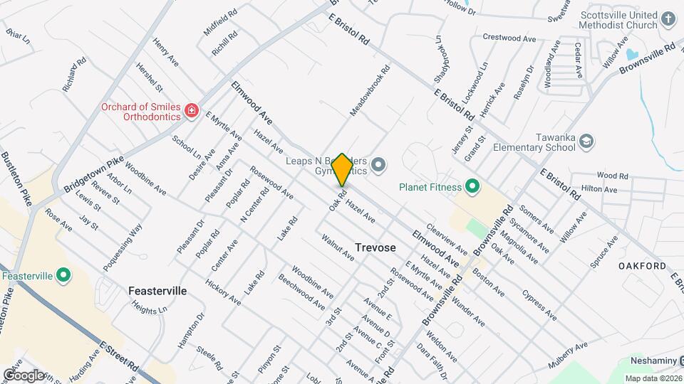 1722 Oak Rd Map and Location Details