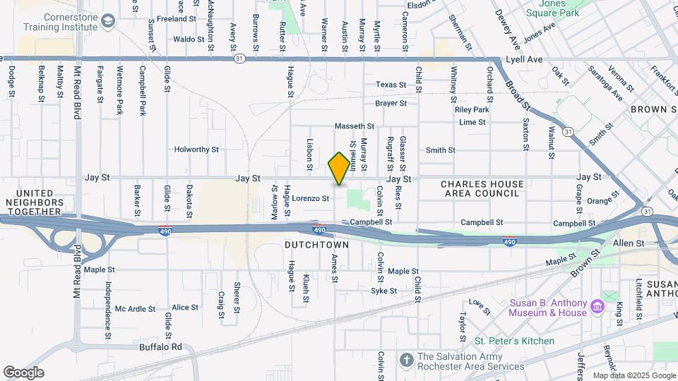 424 Ames St Map and Location Details