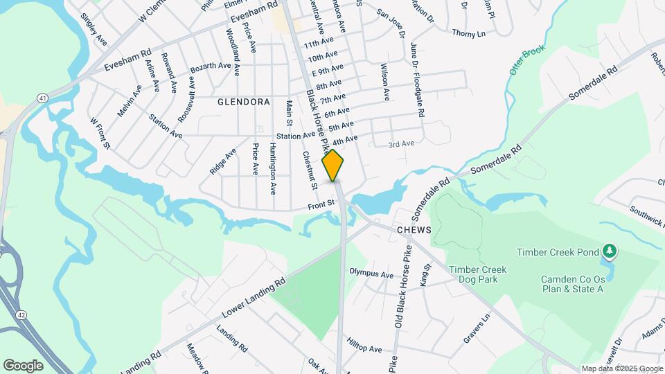 219 N Black Horse Pike Map and Location Details