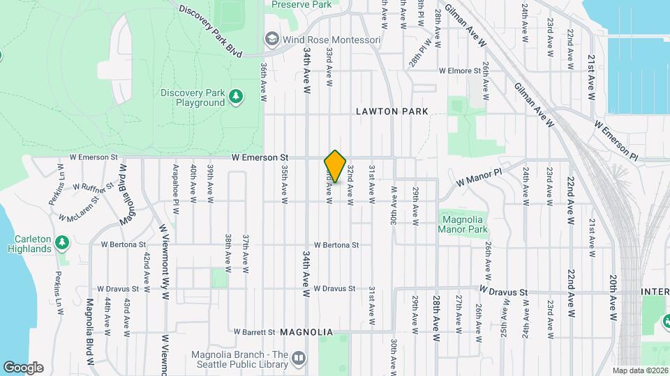 3616 33rd Ave W Mapa y Detalles de la Ubicación