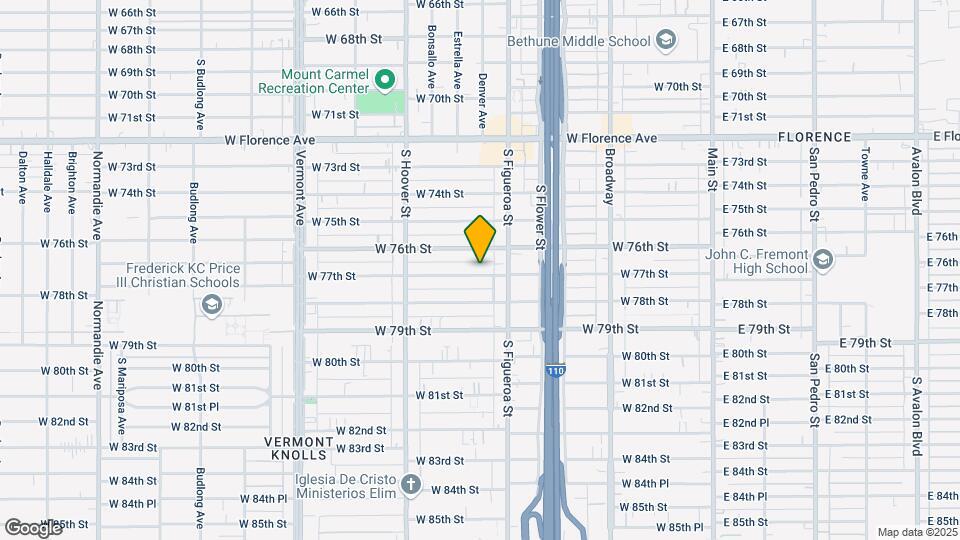 533 W 77th St Map and Location Details