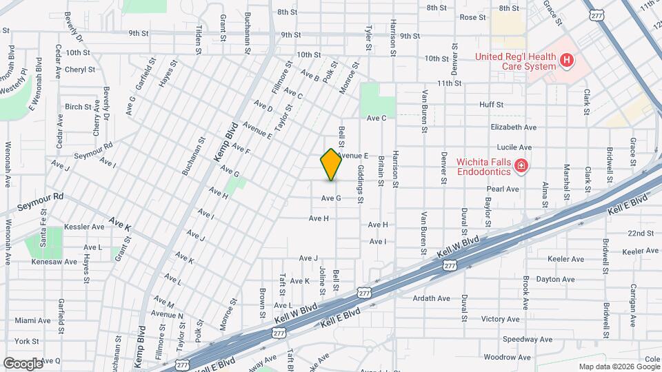 2139 Ave F Map and Location Details