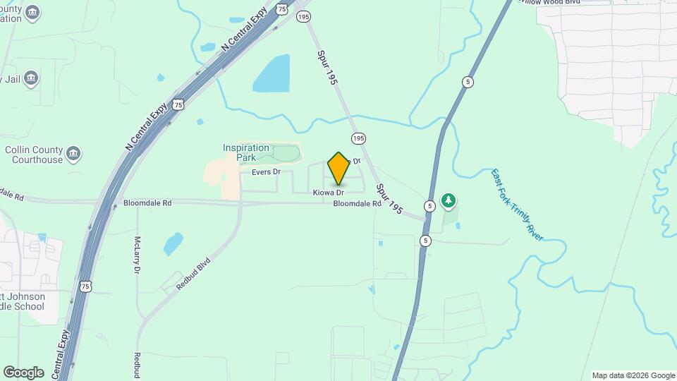 612 Kiowa Dr Map and Location Details