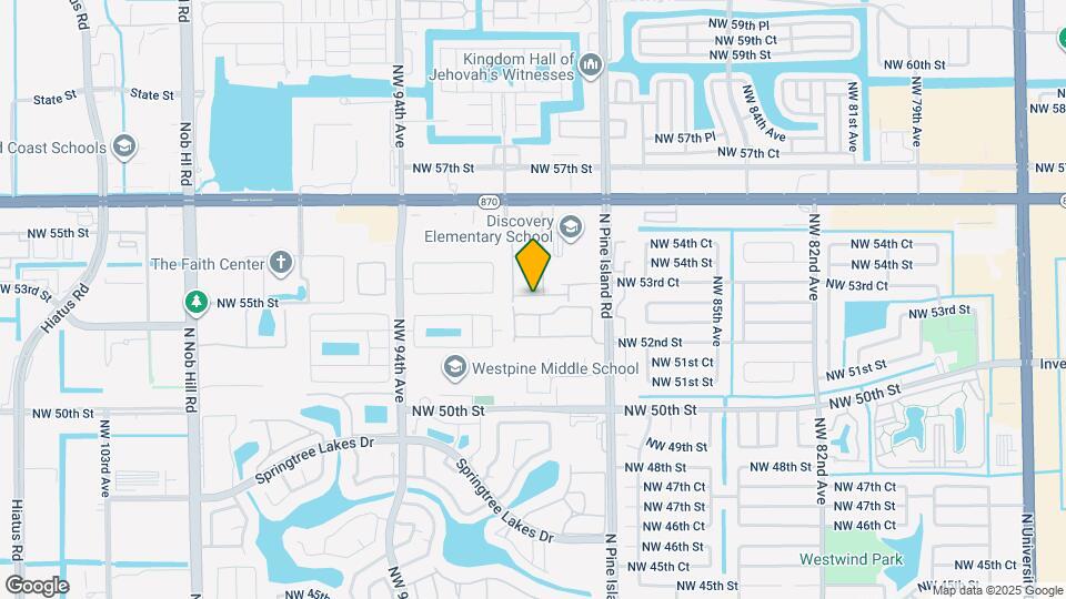 9032 NW 54th St Map and Location Details