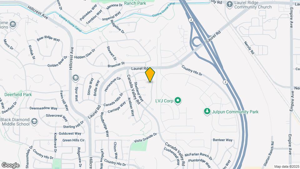 4629 Palomino Way Map and Location Details