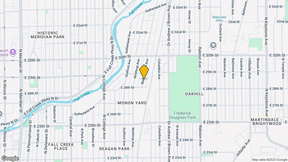 2825 McPherson St Map and Location Details