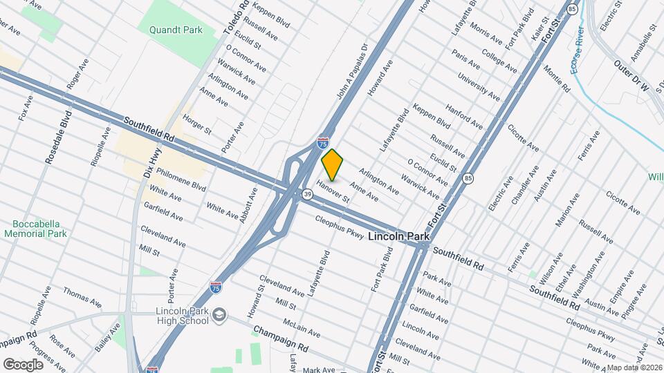 1552 Hanover St, Unit 1552 Hanover St. Mapa y Detalles de la Ubicación