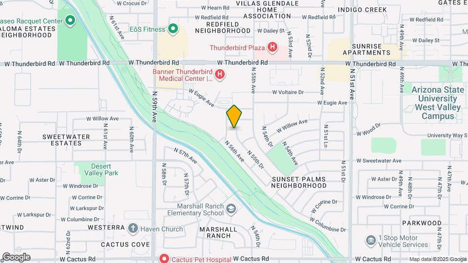 5535 W Willow Ave Map and Location Details