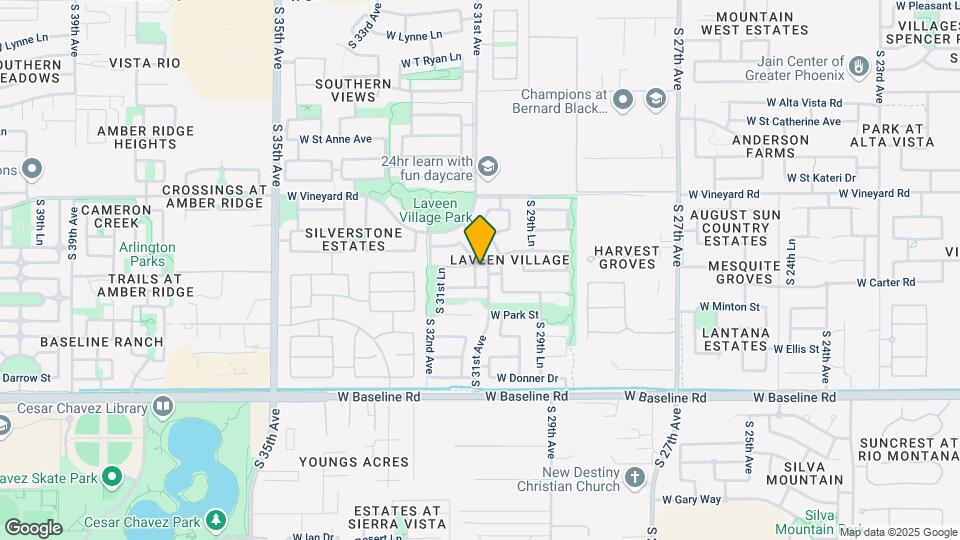 7107 S 31st Dr Map and Location Details