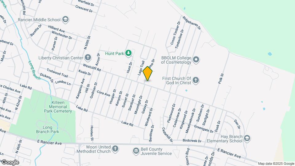 4707 Westcliff Rd Map and Location Details