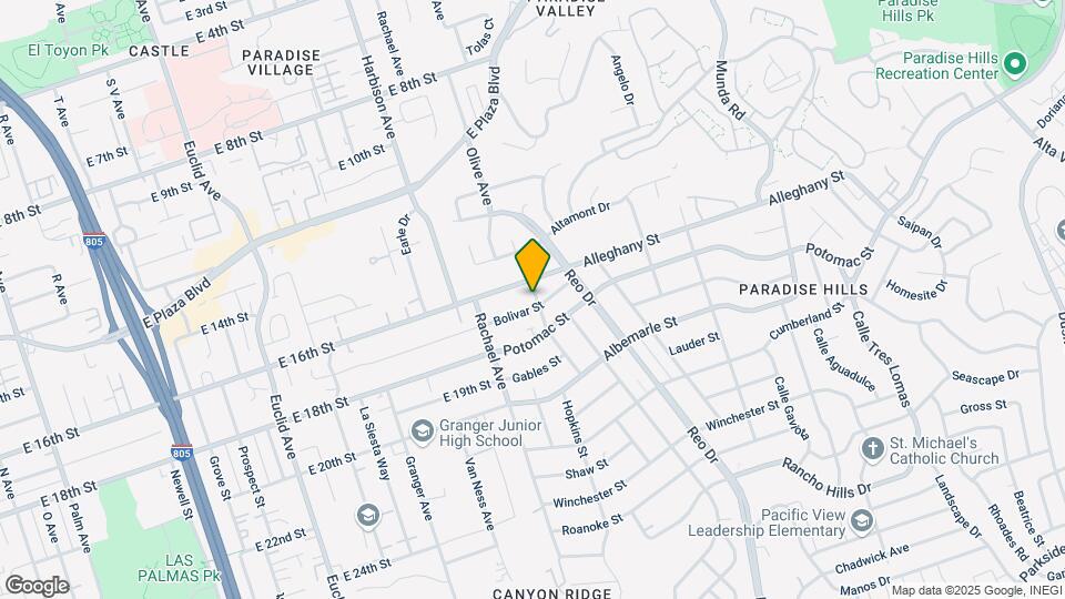 2128 Flintridge Dr Map and Location Details