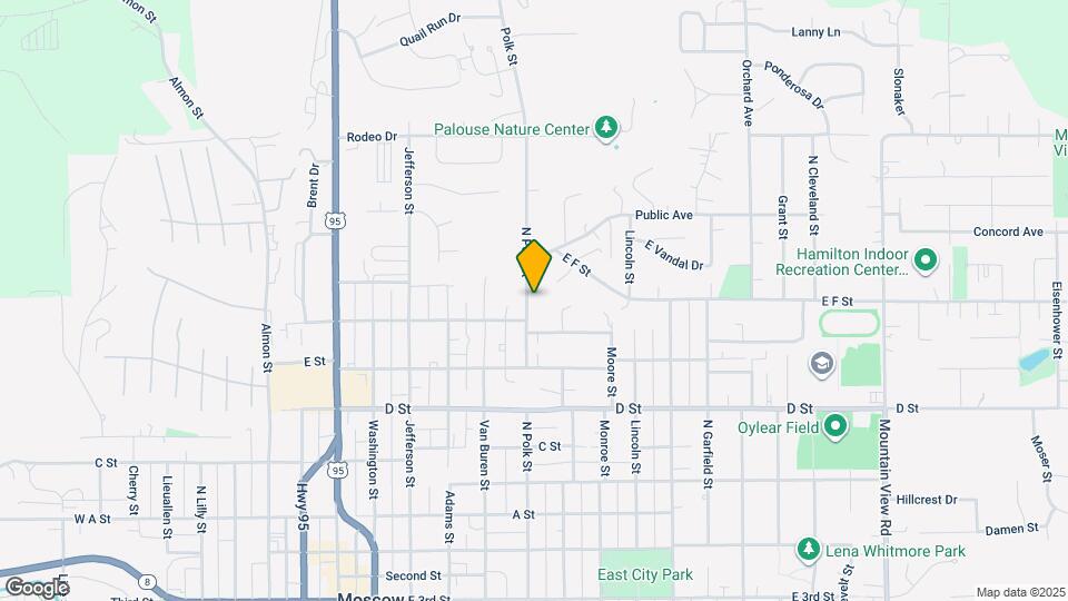 652-654 N Polk St Map and Location Details