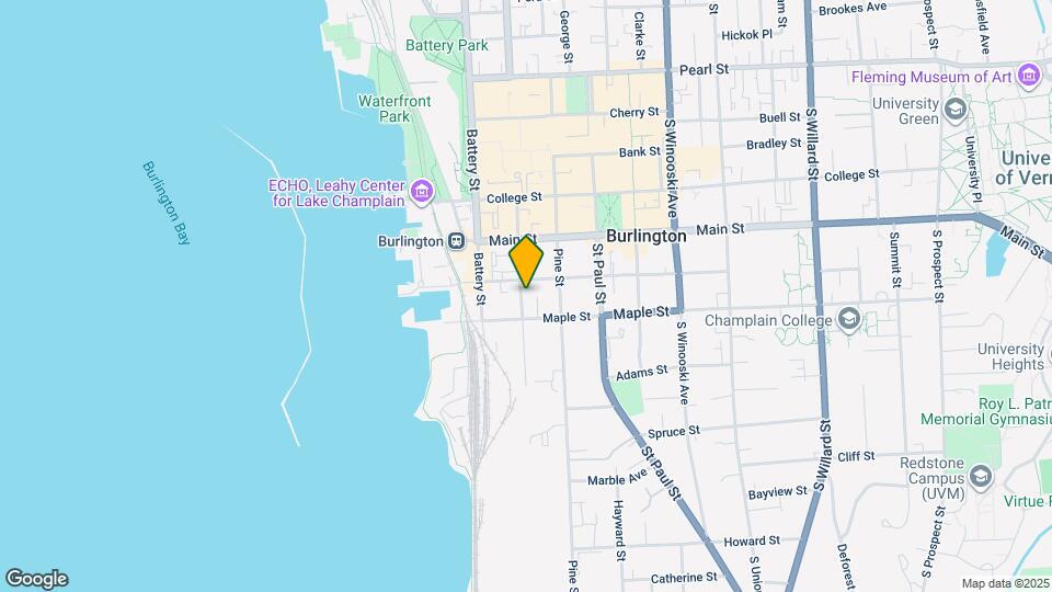 188 S Champlain St, Unit 1A Map and Location Details