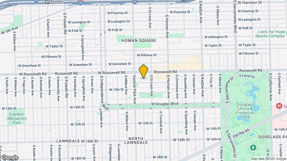3528 W 12th Pl Map and Location Details