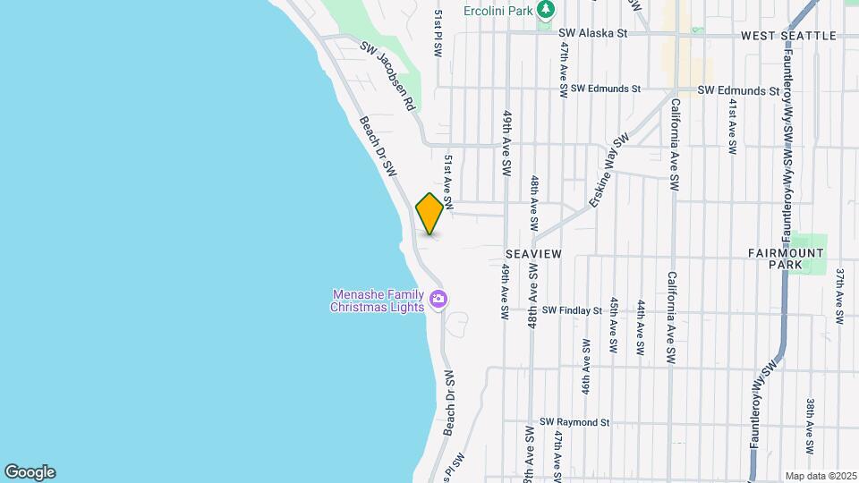 5301 SW Shore Pl Map and Location Details