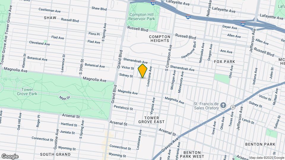 2604 Tennessee Ave Map and Location Details