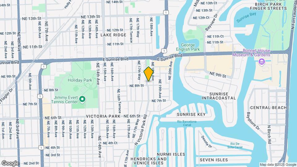 804 N Victoria Park Rd Mapa y Detalles de la Ubicación
