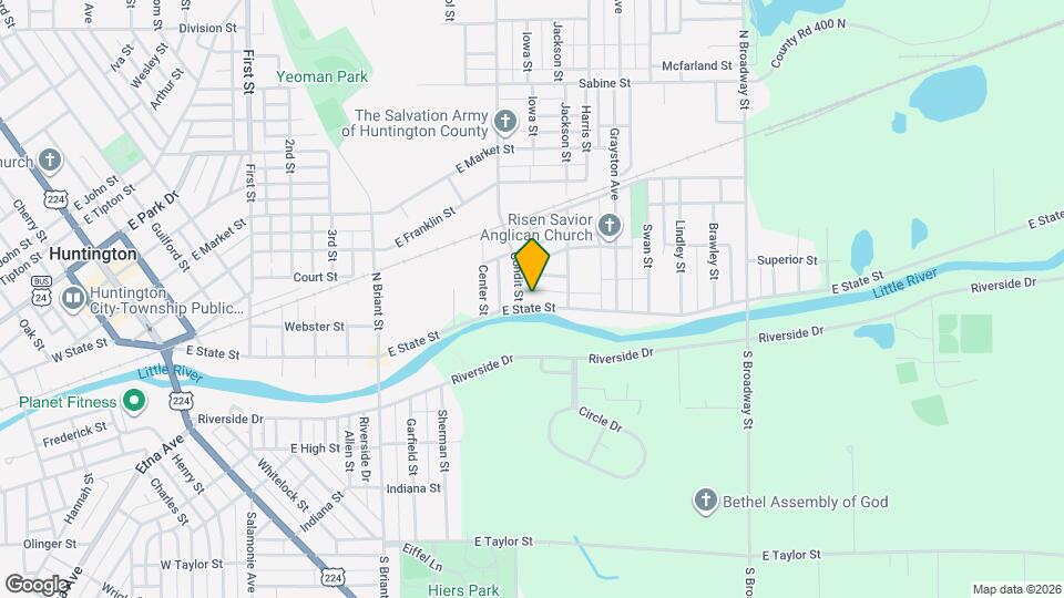 1224 E State St Map and Location Details