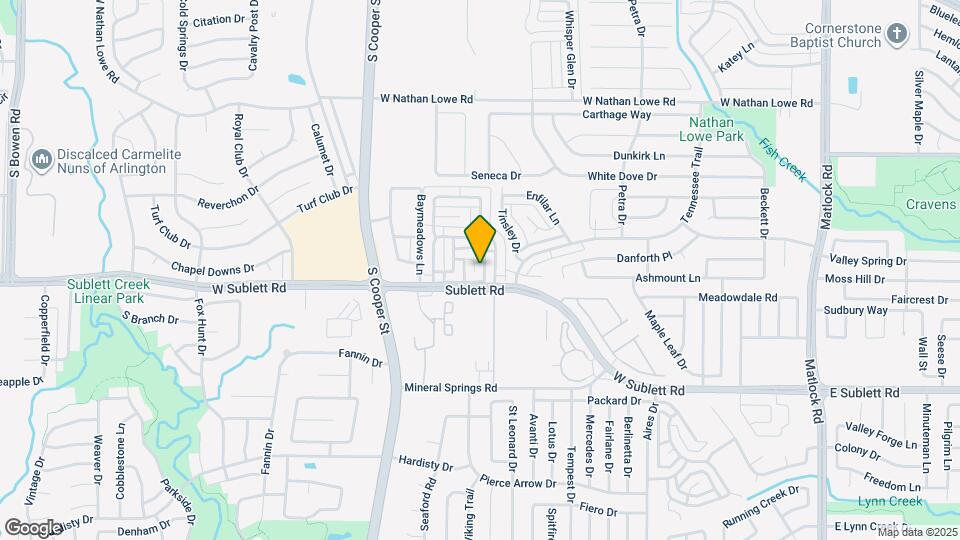 1105 Cloudcrest Ct Map and Location Details