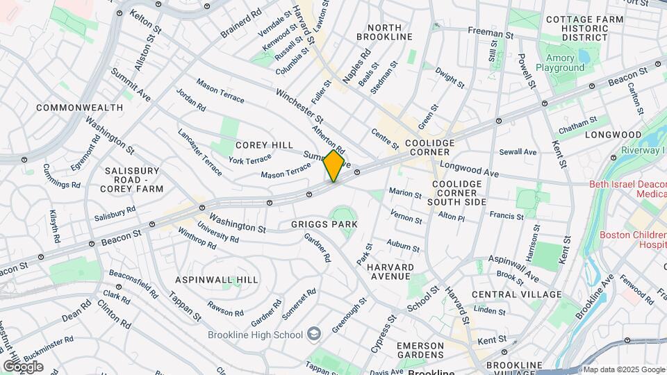 1455 Beacon St Map and Location Details