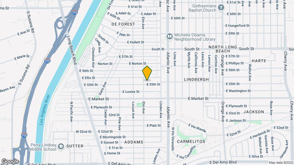 421 E 55th St Map and Location Details