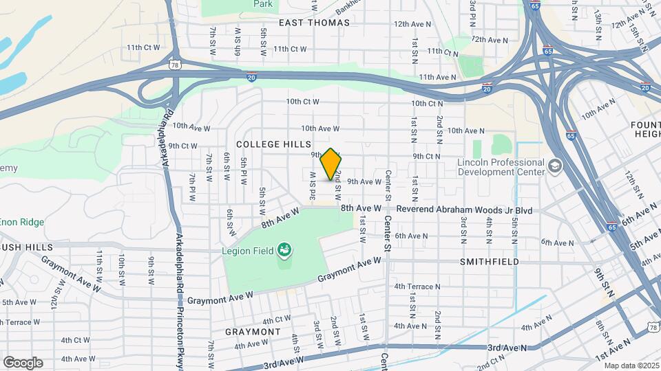 205 9th Ave W Mapa y Detalles de la Ubicación