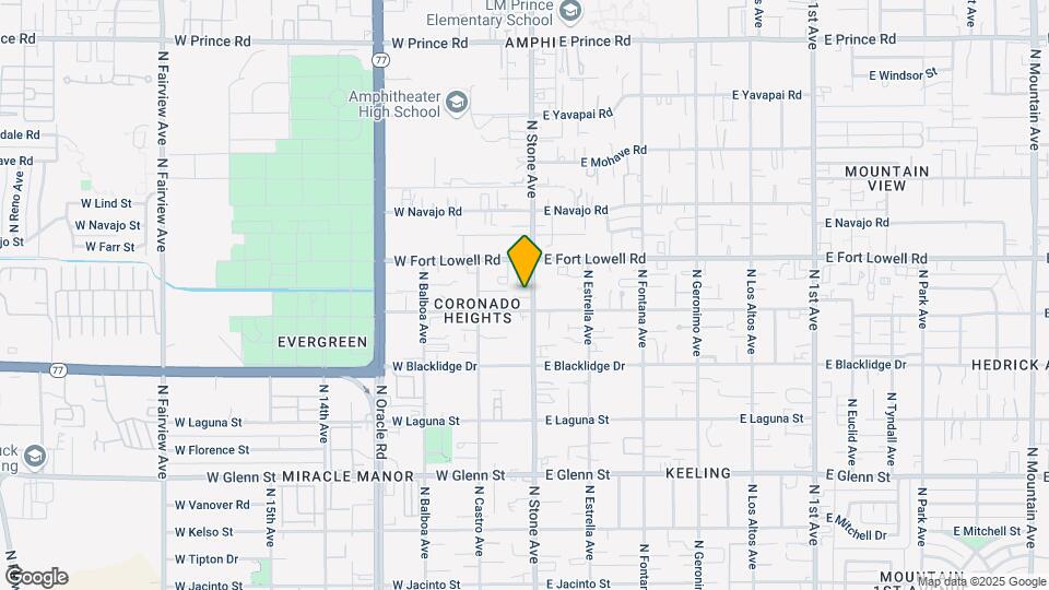 3115 N Stone Ave Mapa y Detalles de la Ubicación