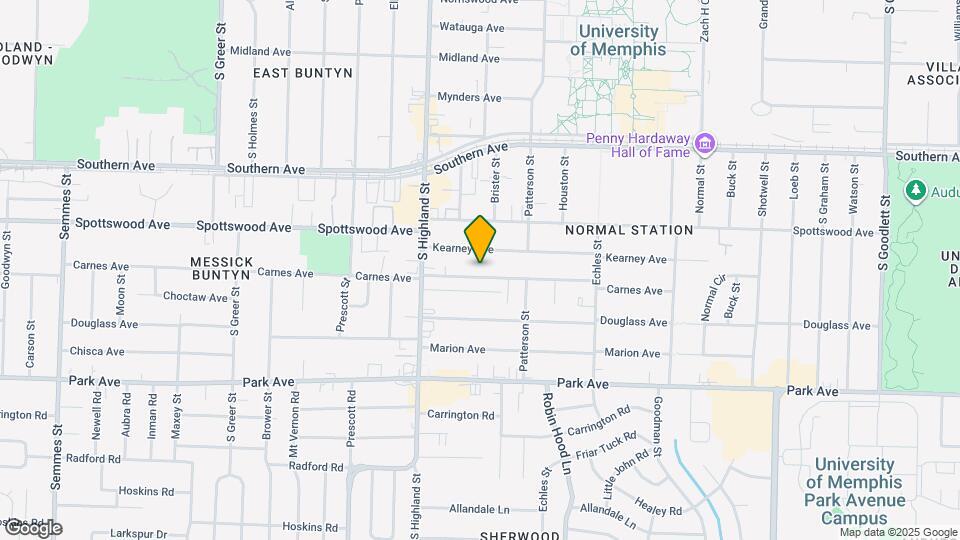 3570 Carnes Ave Map and Location Details