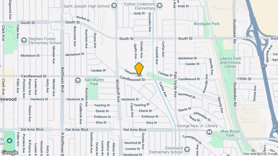 6037 Candlewood St Map and Location Details