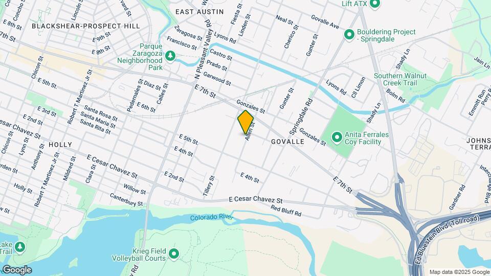 604 Allen St Map and Location Details
