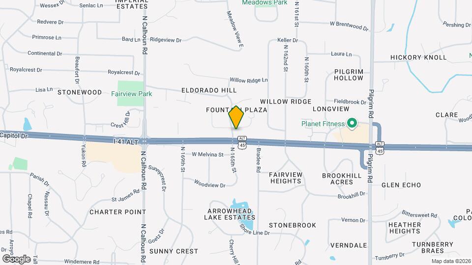 16555 Dane Ct E Map and Location Details