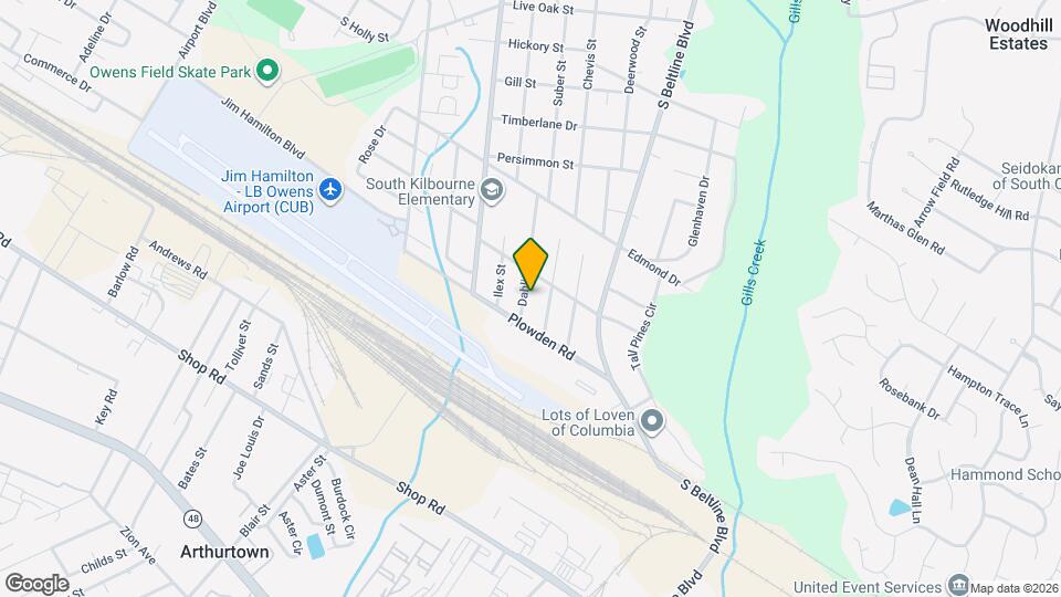 1518 Dahlia Rd Mapa y Detalles de la Ubicación