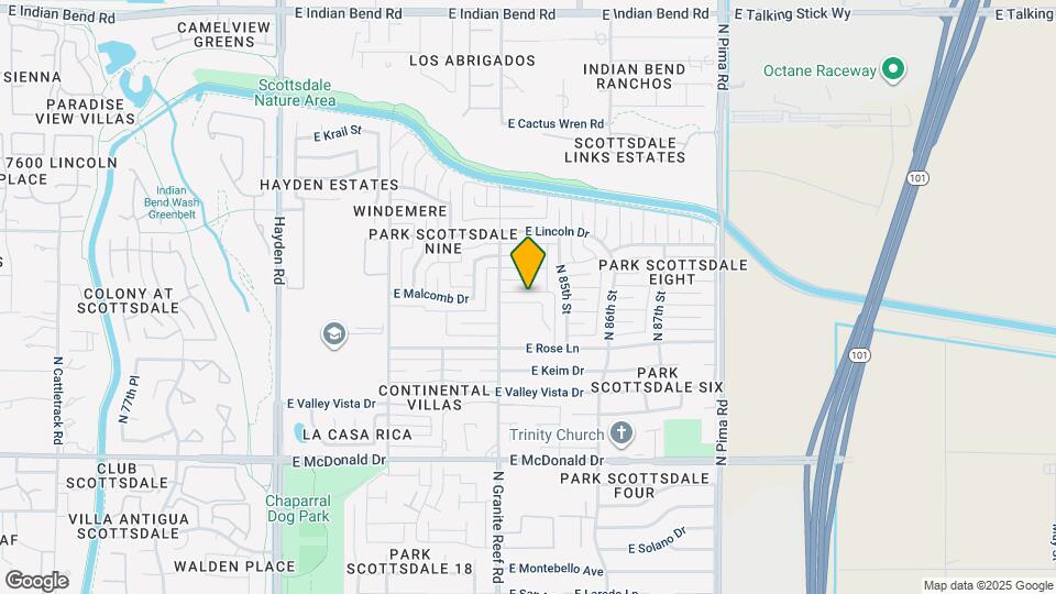 8428 E Malcomb Dr Map and Location Details