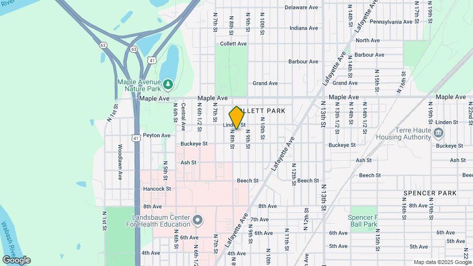 1925 N 8th St Map and Location Details