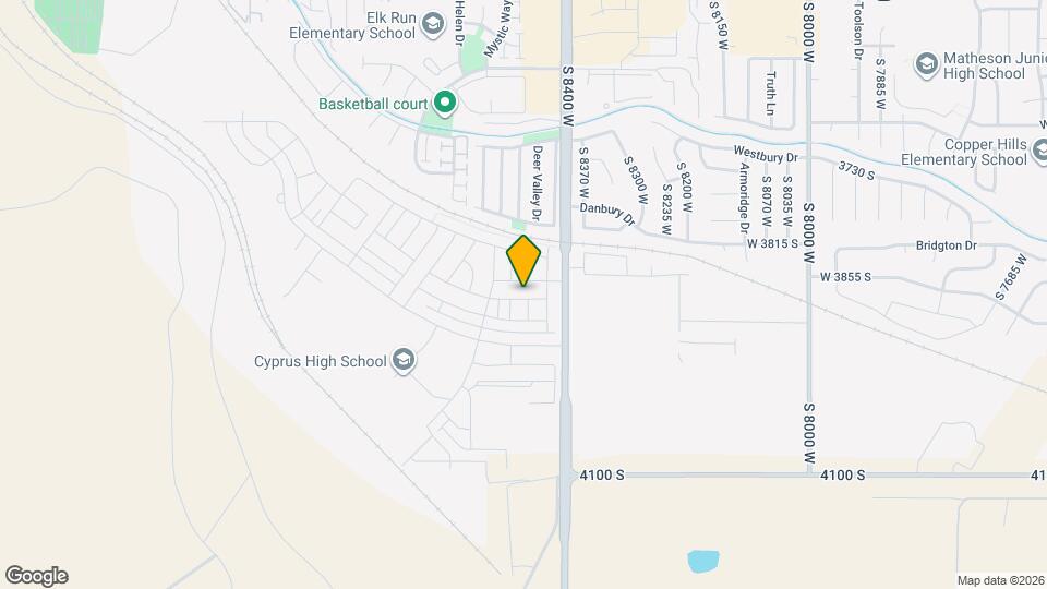 8468 W Meadow Bank Wy Map and Location Details